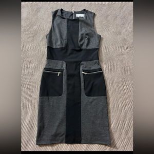 Christin Michaels‎ Women’s Black & Gray Dress Size 6